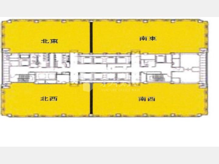18階南西　平面図【紀尾井町ビル】