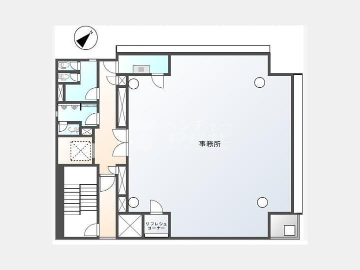 ２階間取図【北大塚ＢＭＡビル】