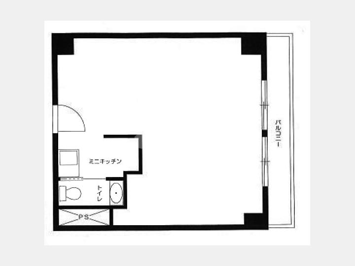 ６１３間取り図【神宮前コーポラス】