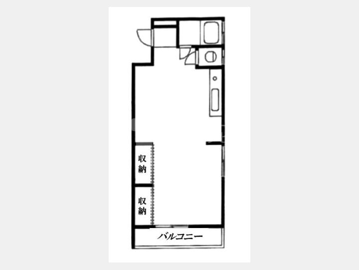 ２０３間取り図【黛マンション】