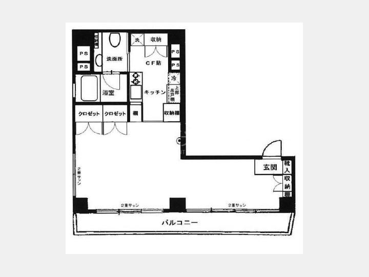 １００４間取り図【秀和六本木レジデンス】