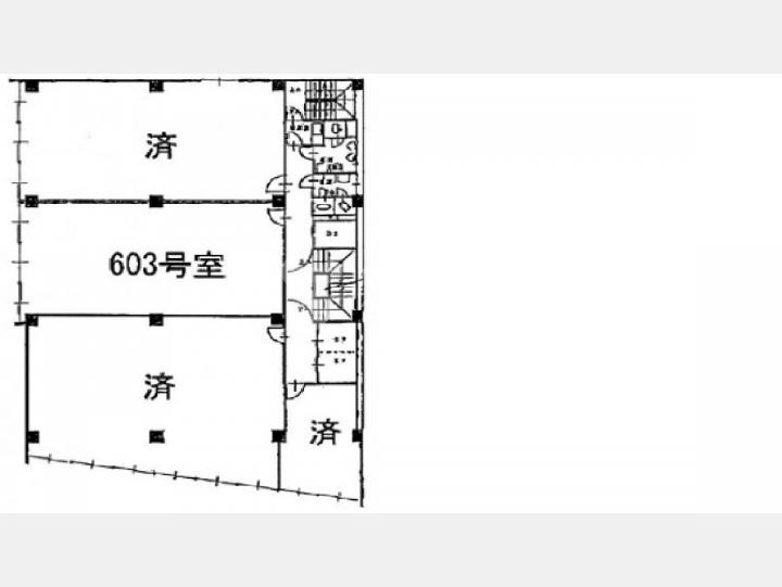 603号室間取図　【偕楽ビル外神田】