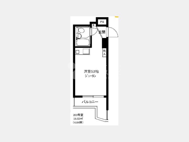 間取図　【銀座ダイヤハイツ】