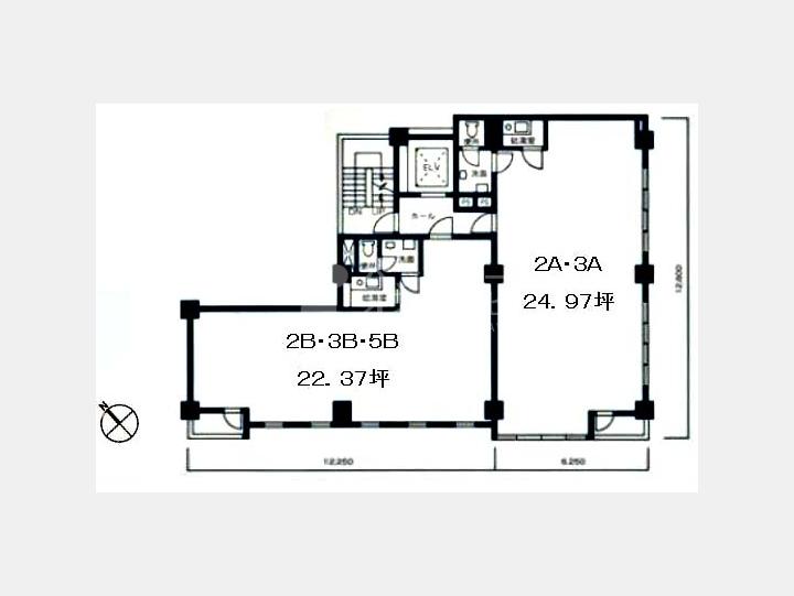 間取り図【絹川ビル】