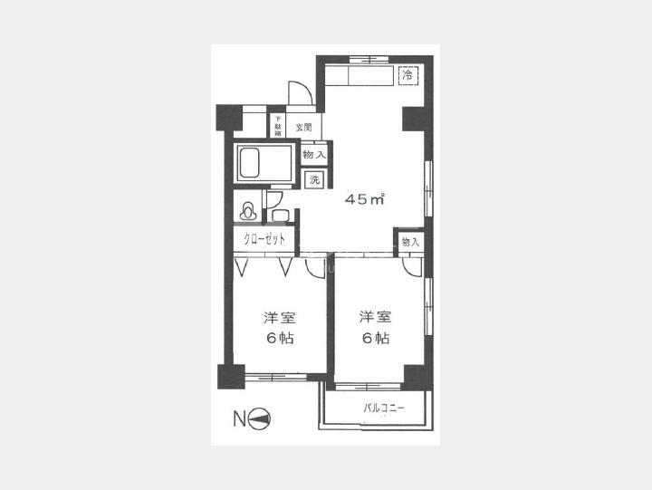 間取り図【東宝マンション】