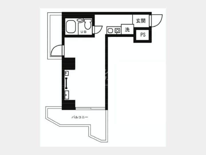 ５０４間取り図【銀座ダイヤハイツ】