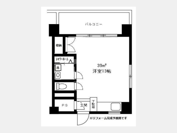 間取図【シャトレ・ソレイユ】