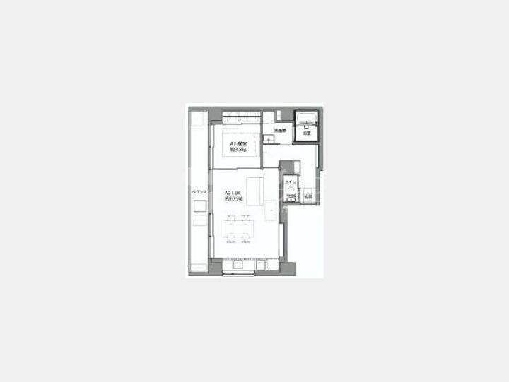 間取図　【asu apartment　（アスアパートメント）】