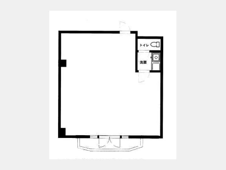 ２C間取り図【NAGAI.BLDG.】