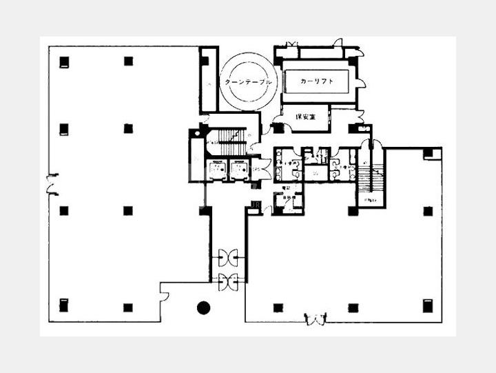 基準階間取り図【麹町ビル】