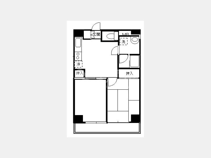 １２０８間取り図【ハイツオーエド】