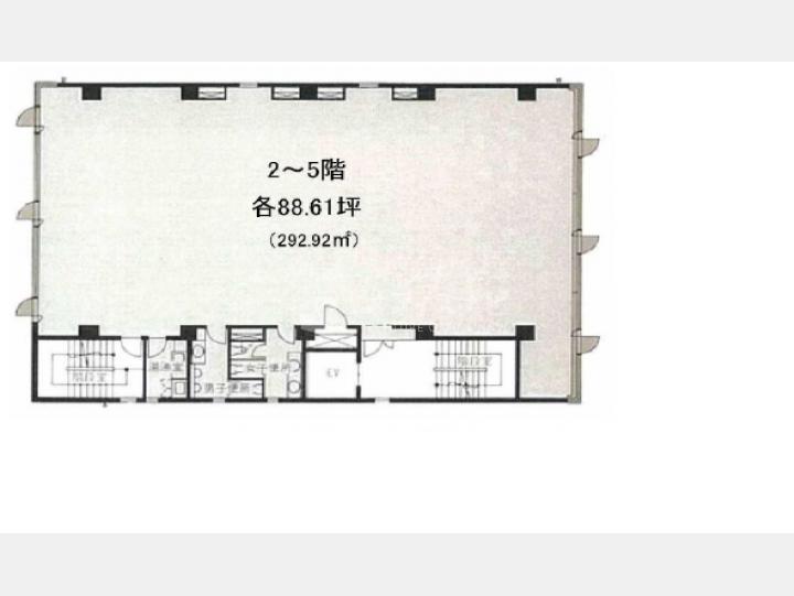 2～5階平面図【錦精社神田ビル】