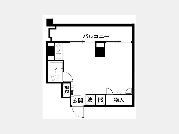 ５０１間取り図【ルミエールお茶の水】