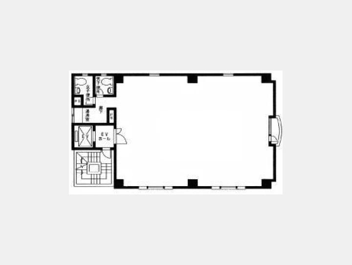 ７F間取り図【イワカタビル】