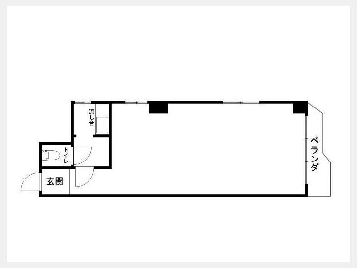 ８０３間取り図【ミサワビル】