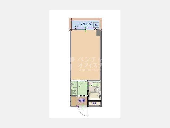 ３０５間取り図【中島ビル】