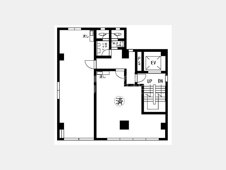 ３０１間取り図【弥彦ビル】