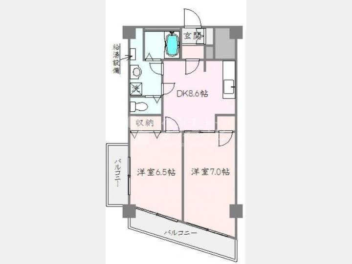 1008間取り図 【ヴィラロッソカバーロ】