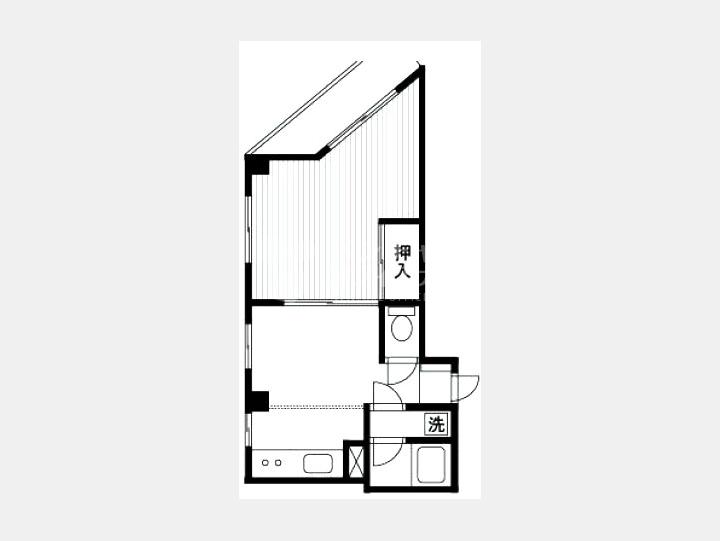 401間取り図【双葉ビル】