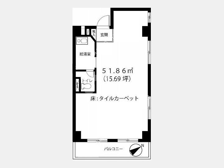 ３０５間取図　【シャトレ代官山】