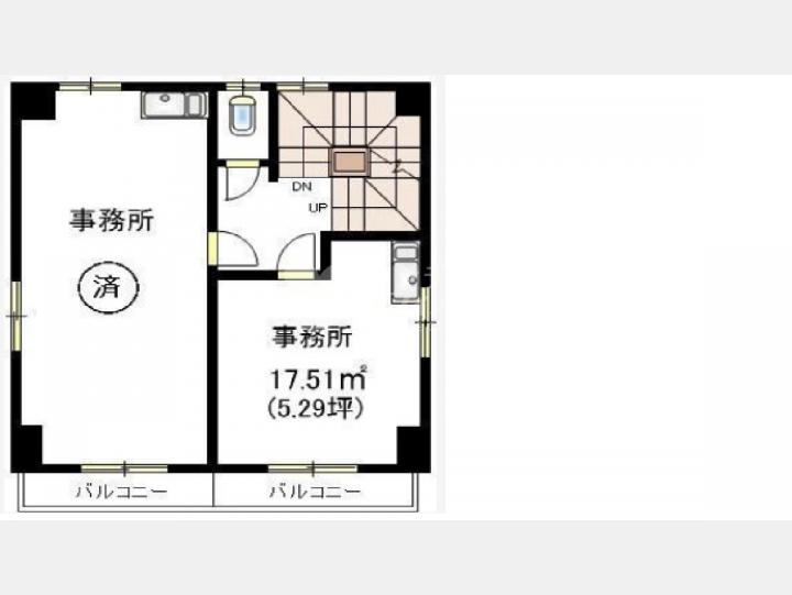 202平面図【Ｍ２ビル】