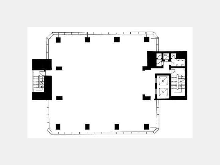 ６F間取り図【廣瀬ビル】