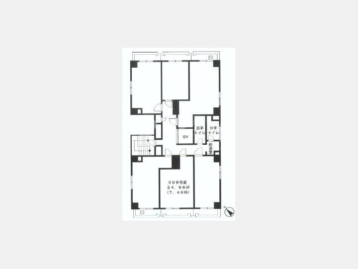 間取図　【ラポール茅場町三恵ビル】