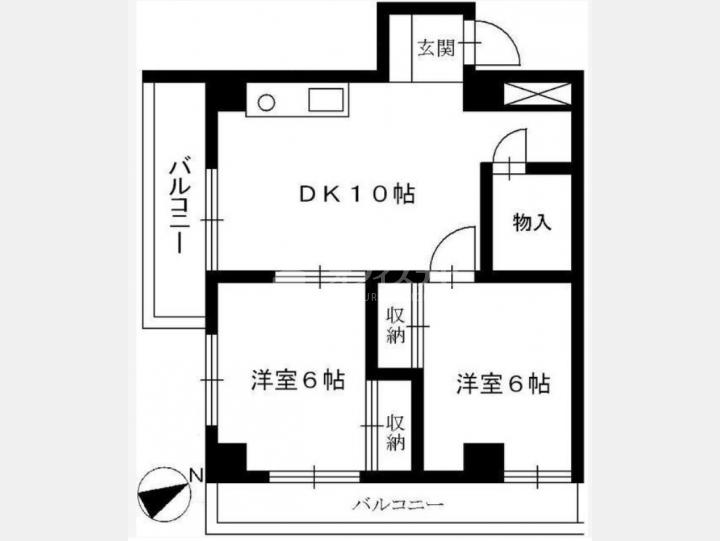 間取り図【三共富士見ビル】