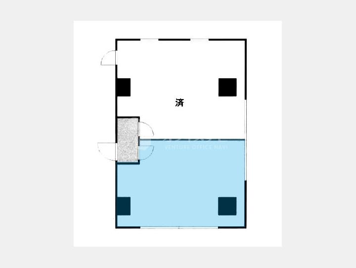 ７B１間取り図【田村町ビル】