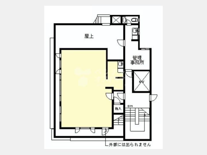 １０A間取り図【田村町ビル】