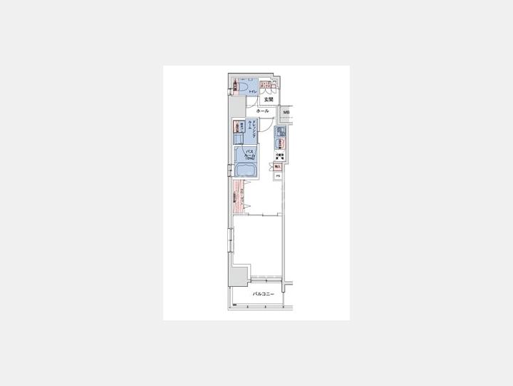 ４０７間取り図【エステムプラザ芝公園】