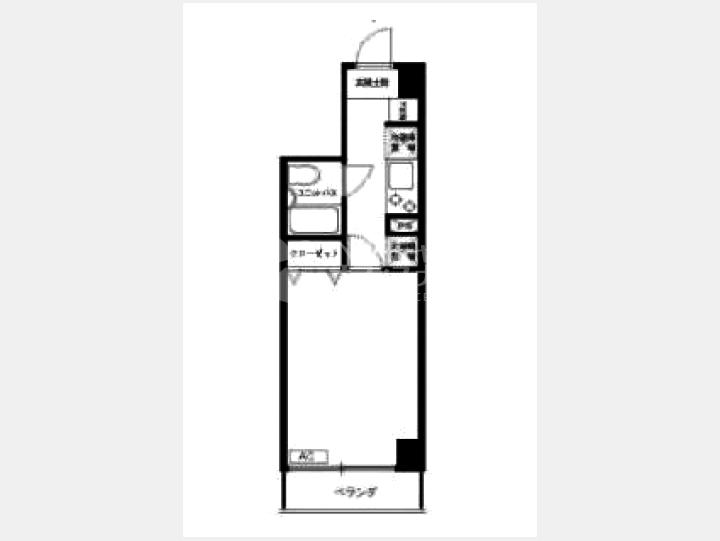 ５０２号室間取図【オーロラ三田】