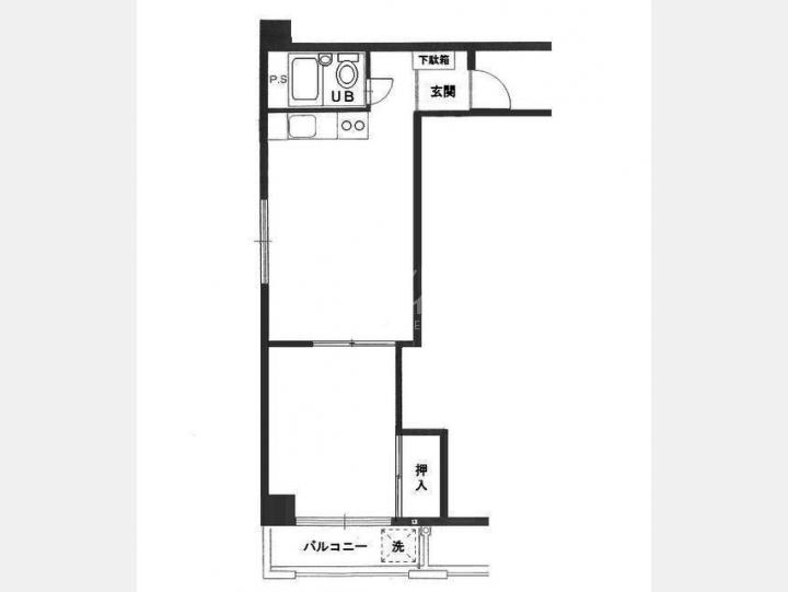 ３０１間取り図【美和プラザ新宿】