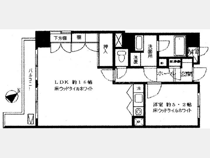 間取図　マンション広尾台