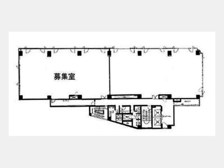 ６F間取り図【Daiwa笹塚ビル】