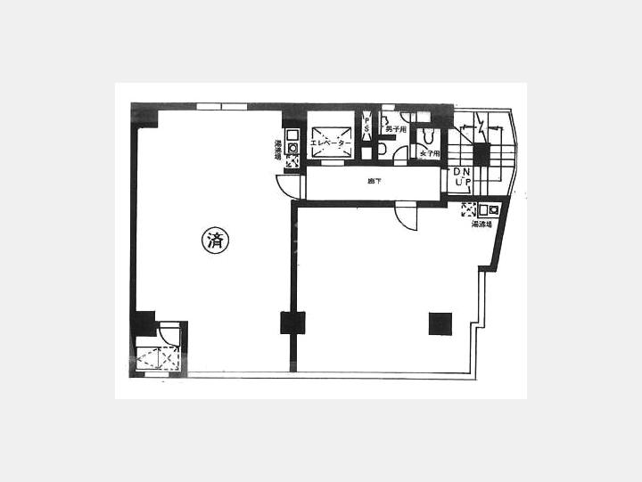 ４０２間取り図【大鷹ビル】