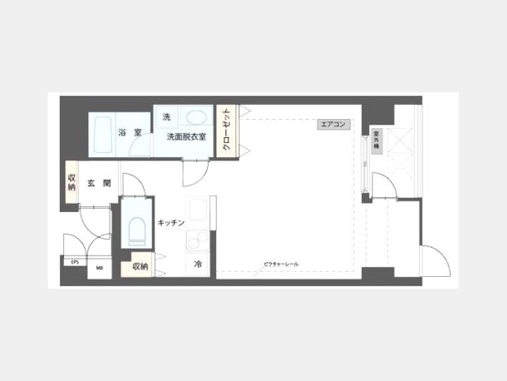 503間取り図【ユニテE】