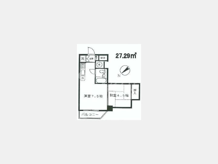 【巣鴨陽光ハイツ】間取り図