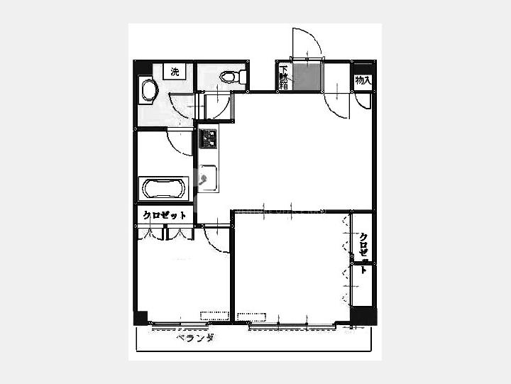 ６０２間取り図【コスモ東池袋】