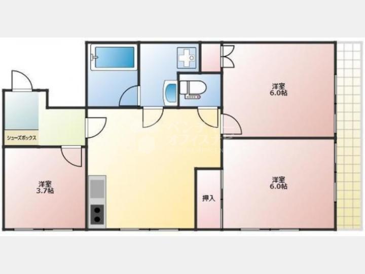 間取り図【ジャコワ東日本橋マンション】