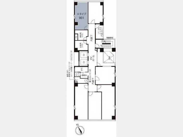 アイオス虎ノ門　間取り図　