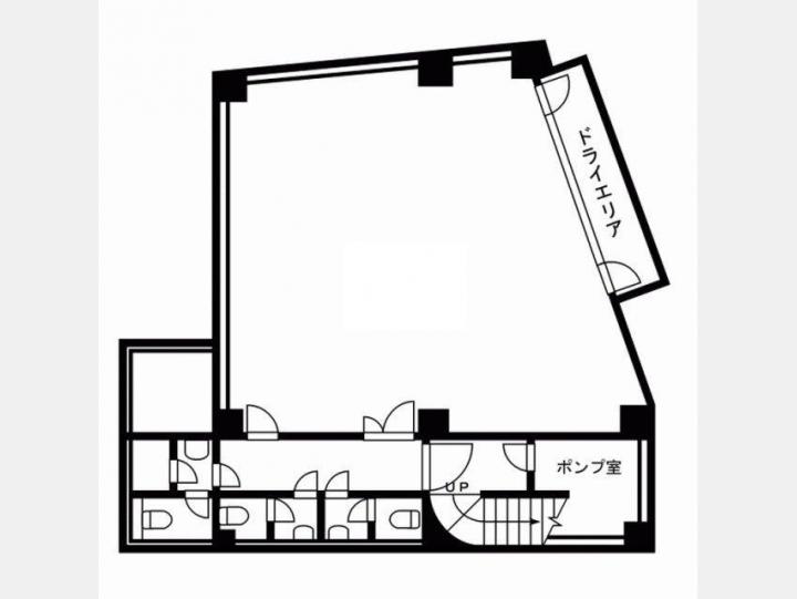 B０２間取り図【ほうらいやビル】 