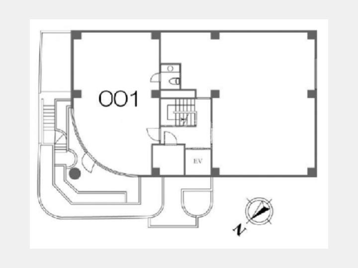 オフィス間取り【Ｏ＆Ｋ南青山ビル　001号室】