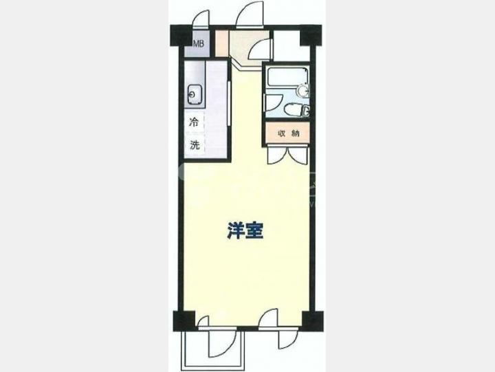 間取図　【千駄ヶ谷シルクハイツ】