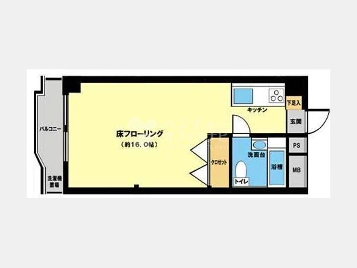 間取り図【築地永谷コーポラス】