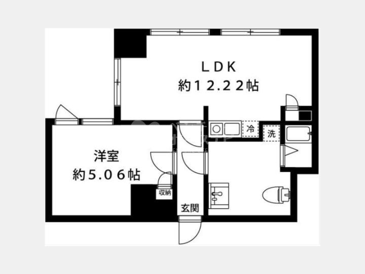 間取図　【セントラル東銀座】