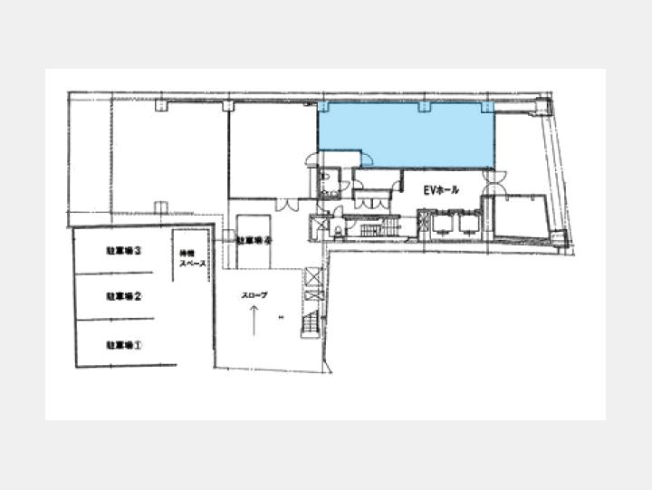 １A間取り図【渋谷橋本ビル】