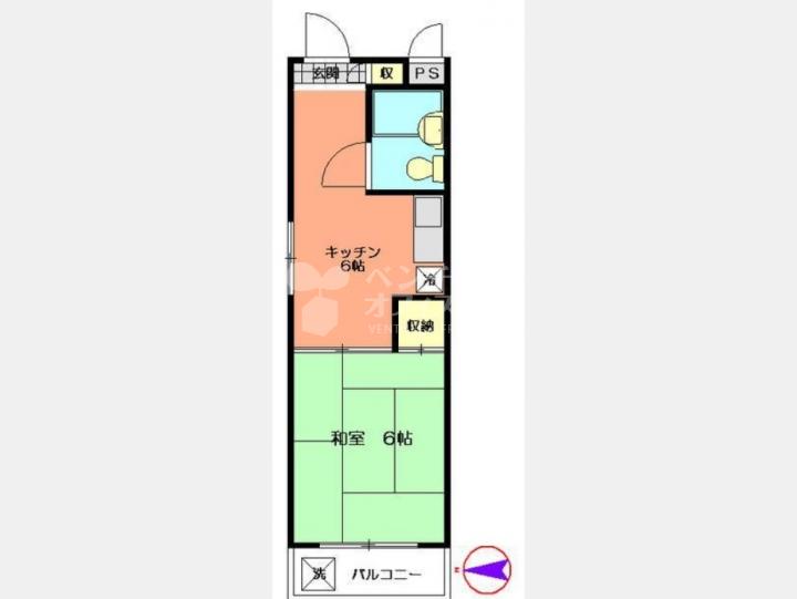 間取り図【ハイツオーエド】