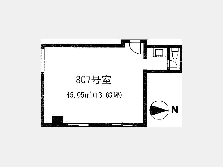 間取り図　【新宿Ｑフラットビル】