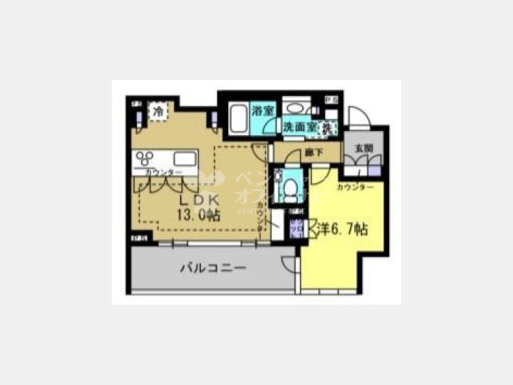 １５１２間取り図【宮益坂ビルディング】